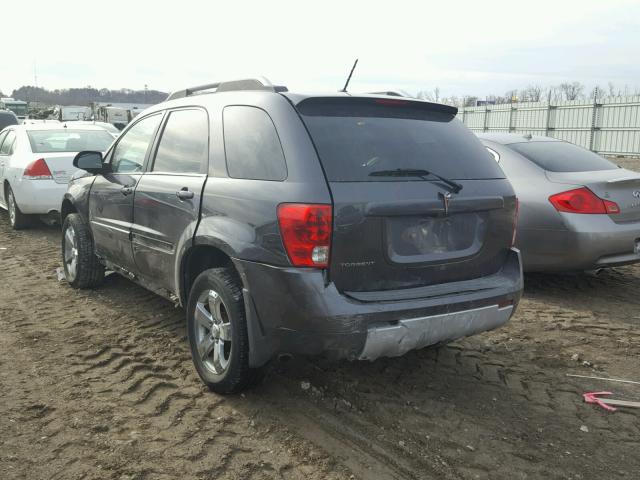 2CKDL63F476236849 - 2007 PONTIAC TORRENT GRAY photo 3