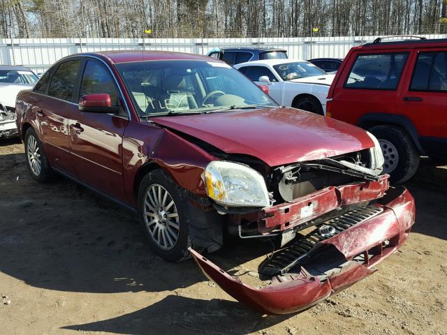 1MEFM42125G618266 - 2005 MERCURY MONTEGO PR 勃艮第红 照片 1