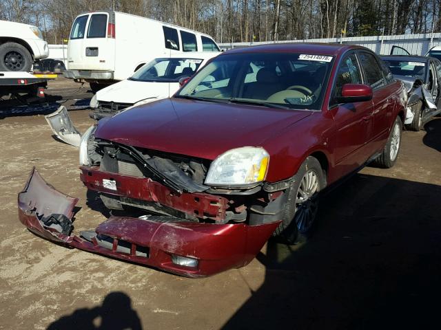 1MEFM42125G618266 - 2005 MERCURY MONTEGO PR 勃艮第红 照片 2