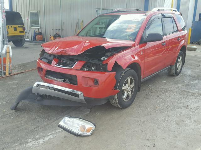 5GZCZ33D37S825255 - 2007 SATURN VUE RED photo 2