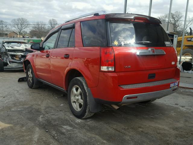 5GZCZ33D37S825255 - 2007 SATURN VUE RED photo 3