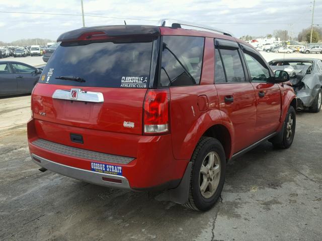 5GZCZ33D37S825255 - 2007 SATURN VUE RED photo 4