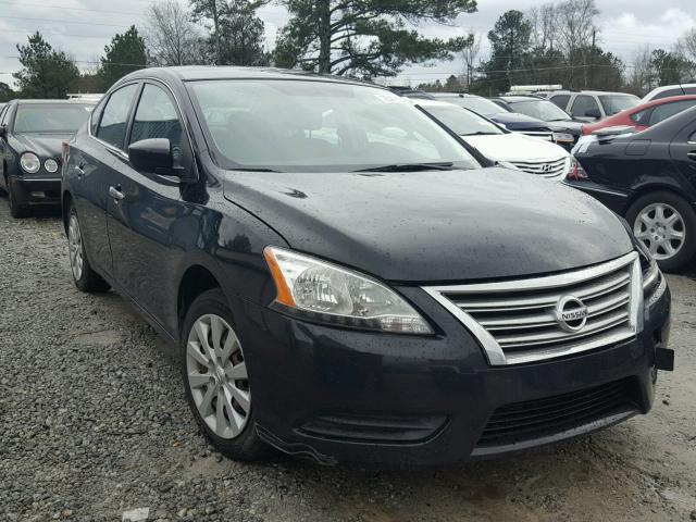 3N1AB7AP3DL614328 - 2013 NISSAN SENTRA S BLACK photo 1