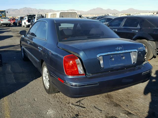 KMHFU45E05A416671 - 2005 HYUNDAI XG 350 BLUE photo 3