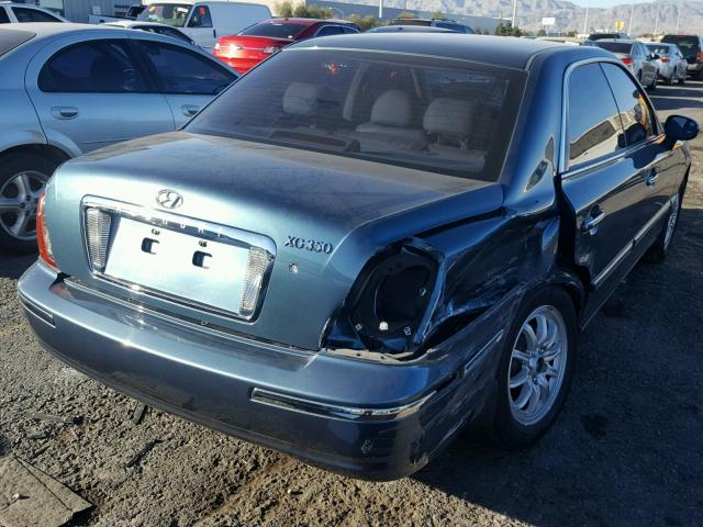 KMHFU45E05A416671 - 2005 HYUNDAI XG 350 BLUE photo 4