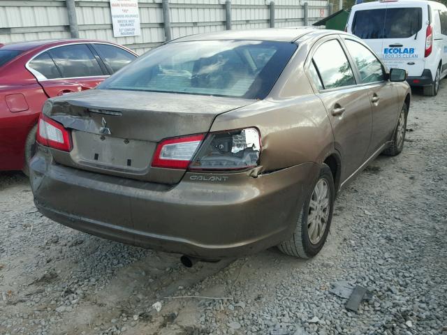 4A3AB36F69E017605 - 2009 MITSUBISHI GALANT ES BROWN photo 4