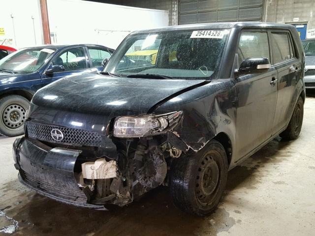 JTLKE50E791096353 - 2009 TOYOTA SCION XB BLACK photo 2