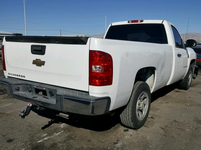 1GCEC14C37E537787 - 2007 CHEVROLET SILVERADO WHITE photo 4