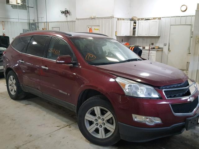 1GNEV23DX9S172871 - 2009 CHEVROLET TRAVERSE L MAROON photo 1