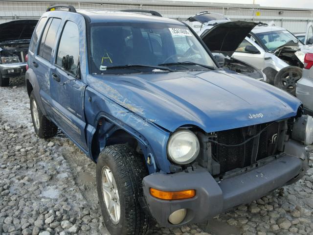 1J4GL48K03W589257 - 2003 JEEP LIBERTY SP BLUE photo 9