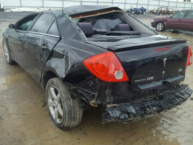 1G2ZG57N284158964 - 2008 PONTIAC G6 BASE BLACK photo 3