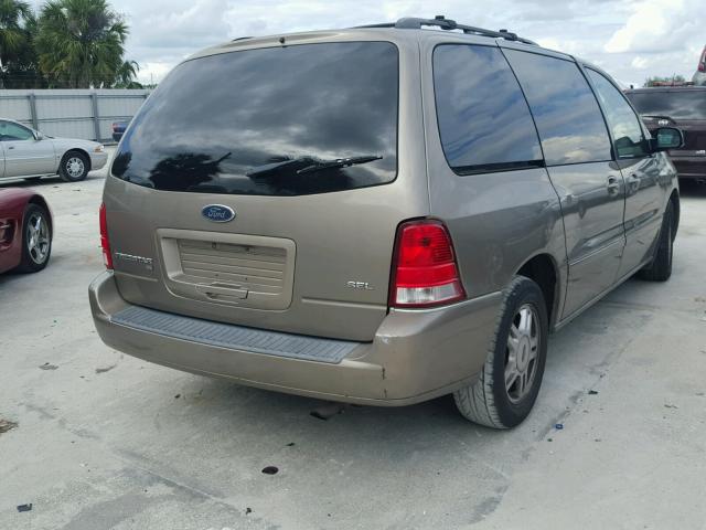 2FMZA52245BA76726 - 2005 FORD FREESTAR S TAN photo 4