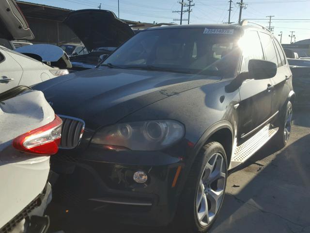 5UXFE83528L163971 - 2008 BMW X5 4.8I BLACK photo 2