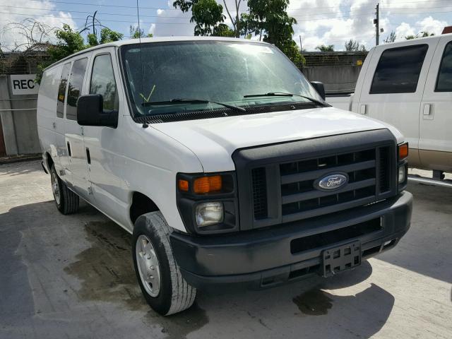 1FTNE1EW7BDA45054 - 2011 FORD ECONOLINE WHITE photo 1