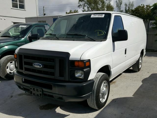 1FTNE1EW7BDA45054 - 2011 FORD ECONOLINE WHITE photo 2