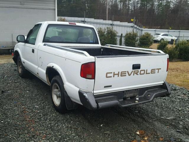 1GCCS1445T8132123 - 1996 CHEVROLET S TRUCK S1 WHITE photo 3