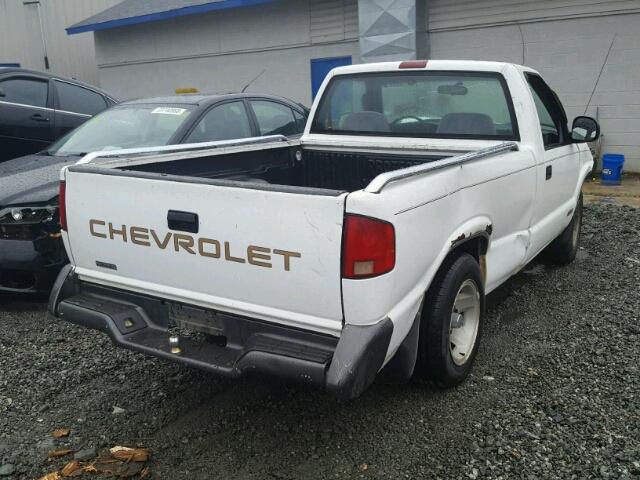 1GCCS1445T8132123 - 1996 CHEVROLET S TRUCK S1 WHITE photo 4