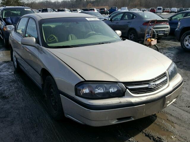 2G1WF52E839126348 - 2003 CHEVROLET IMPALA TAN photo 1