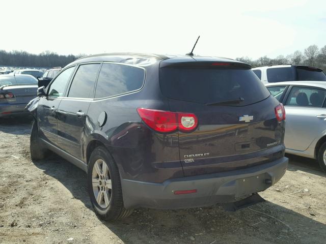 1GNLRFED7AS113572 - 2010 CHEVROLET TRAVERSE L MAROON photo 3