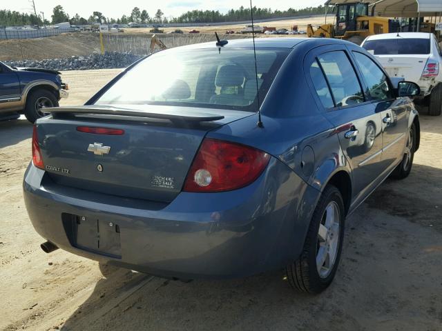 1G1AZ58F067839087 - 2006 CHEVROLET COBALT LTZ BLUE photo 4