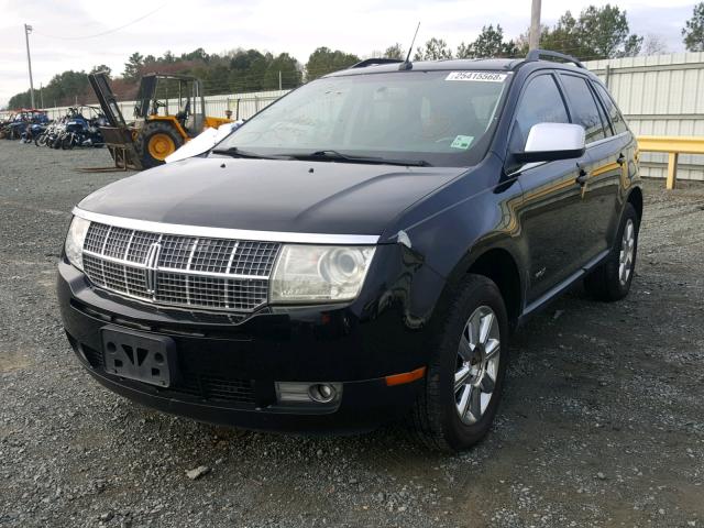 2LMDU68C77BJ37503 - 2007 LINCOLN MKX BLACK photo 2