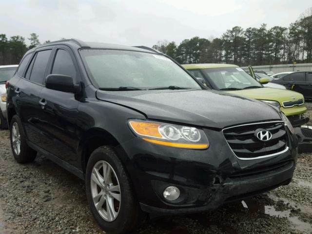 5XYZKDAG4BG074149 - 2011 HYUNDAI SANTA FE L BLACK photo 1