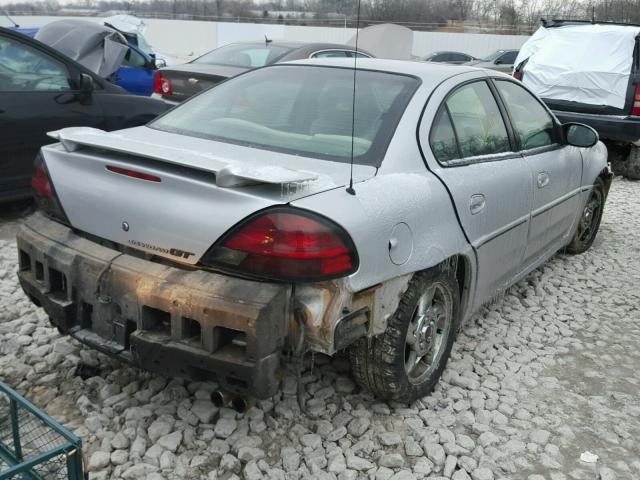 1G2NW52E84C248001 - 2004 PONTIAC GRAND AM G SILVER photo 4