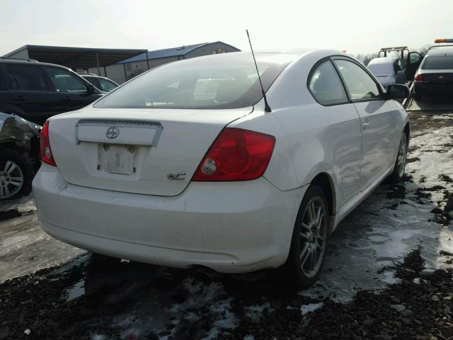 JTKDE177750009967 - 2005 TOYOTA SCION TC WHITE photo 4