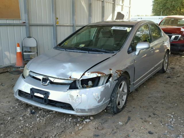 1HGFA15866L028423 - 2006 HONDA CIVIC EX ვერცხლისფერი ფოტო 2