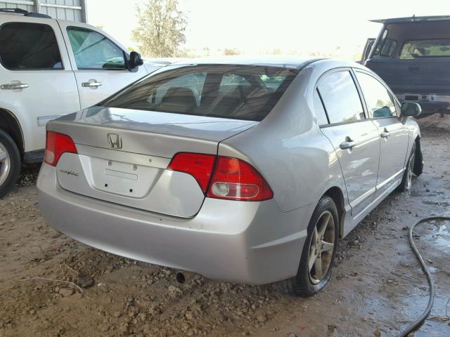 1HGFA15866L028423 - 2006 HONDA CIVIC EX ვერცხლისფერი ფოტო 4