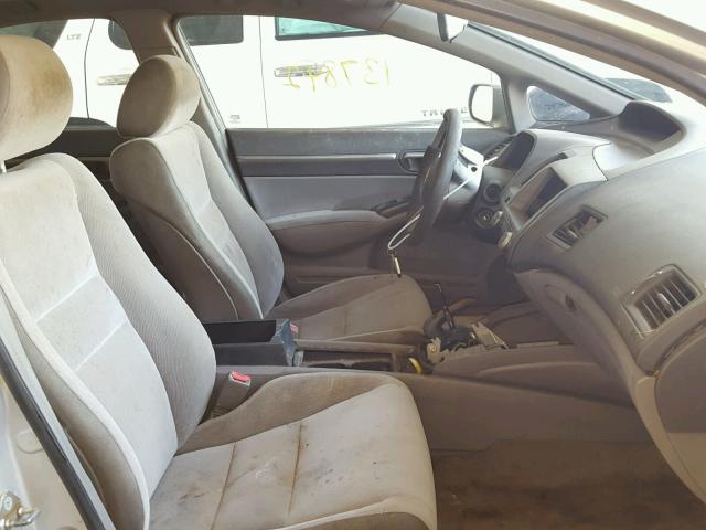 1HGFA15866L028423 - 2006 HONDA CIVIC EX ვერცხლისფერი ფოტო 5