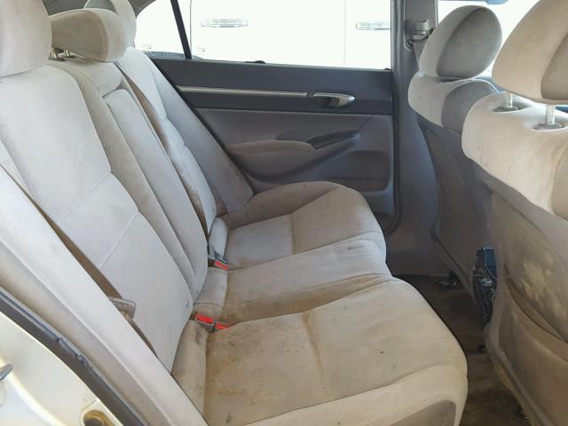 1HGFA15866L028423 - 2006 HONDA CIVIC EX ვერცხლისფერი ფოტო 6