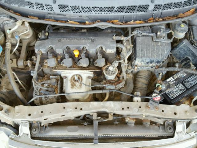 1HGFA15866L028423 - 2006 HONDA CIVIC EX ვერცხლისფერი ფოტო 7