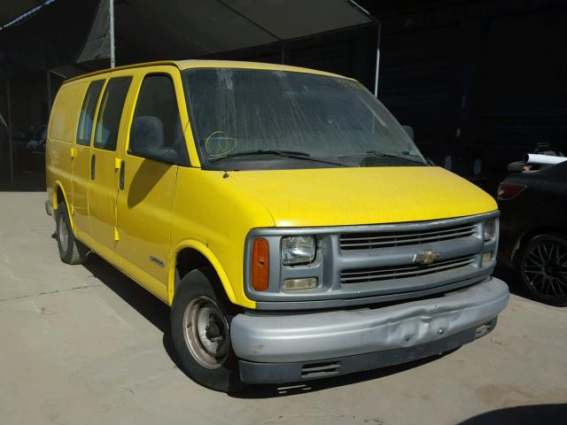 1GCFG15W721131318 - 2002 CHEVROLET EXPRESS G1 YELLOW photo 1