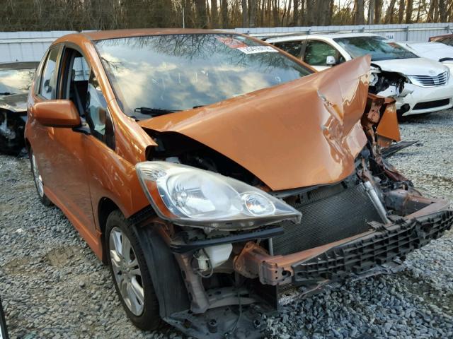 JHMGE8H4XAC007655 - 2010 HONDA FIT SPORT ORANGE photo 1