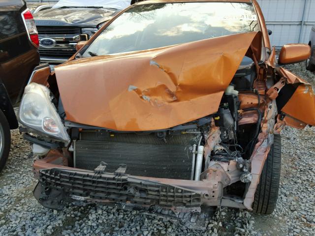 JHMGE8H4XAC007655 - 2010 HONDA FIT SPORT ORANGE photo 10