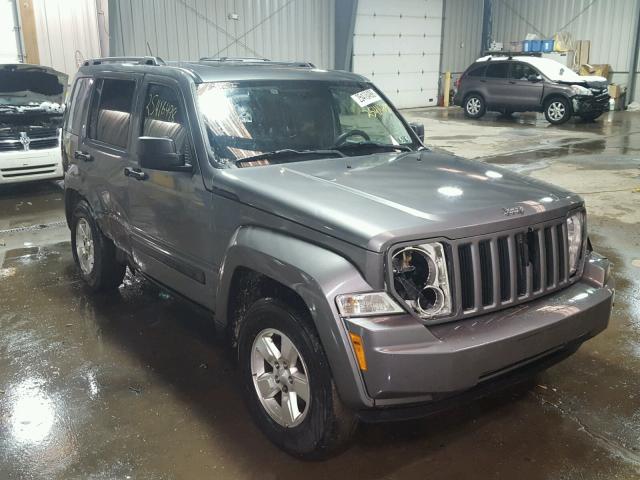 1C4PJMAK4CW112806 - 2012 JEEP LIBERTY SP SILVER photo 1