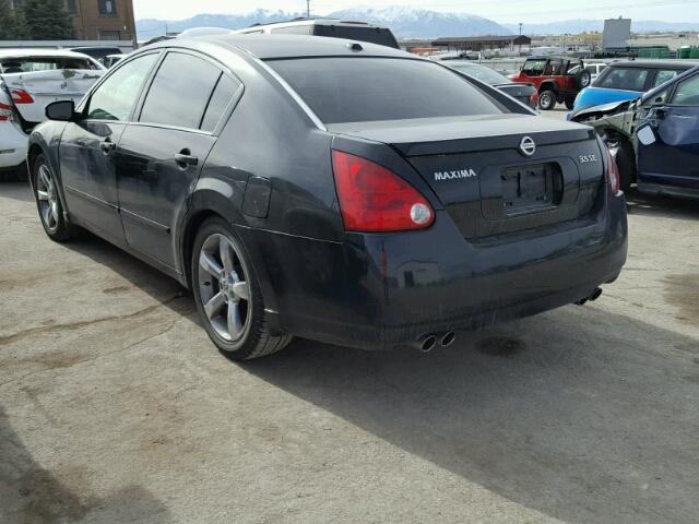 1N4BA41E56C817887 - 2006 NISSAN MAXIMA SE BLACK photo 3