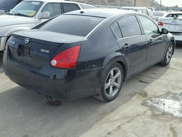 1N4BA41E56C817887 - 2006 NISSAN MAXIMA SE BLACK photo 4