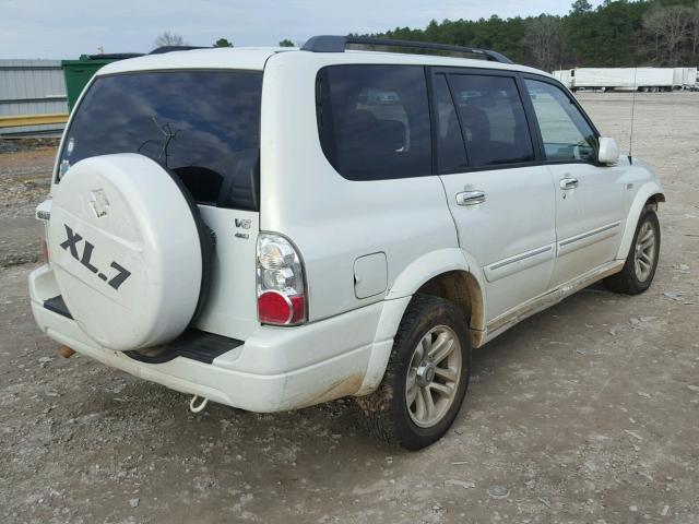 JS3TX92V354102576 - 2005 SUZUKI XL7 EX WHITE photo 4