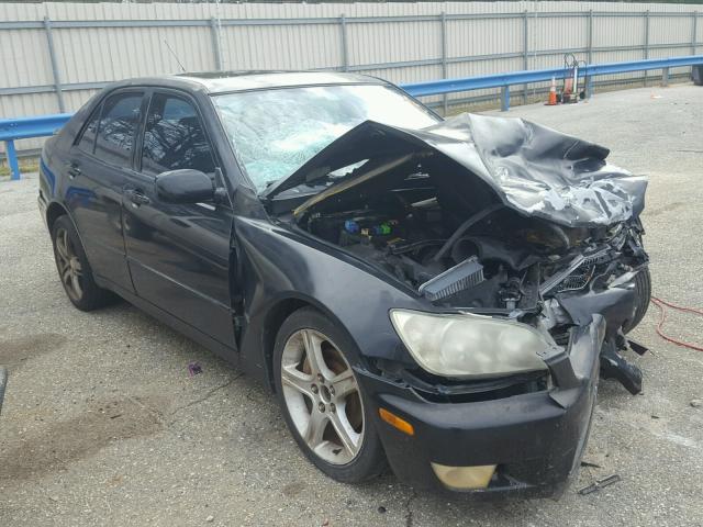 JTHBD182710005379 - 2001 LEXUS IS 300 BLACK photo 1