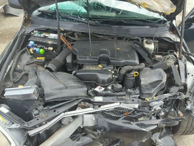 JTHBD182710005379 - 2001 LEXUS IS 300 BLACK photo 7