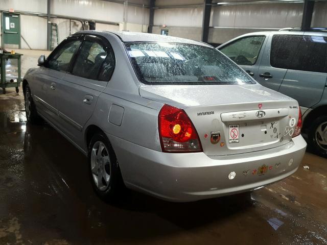 KMHDN46DX5U967487 - 2005 HYUNDAI ELANTRA GL SILVER photo 3