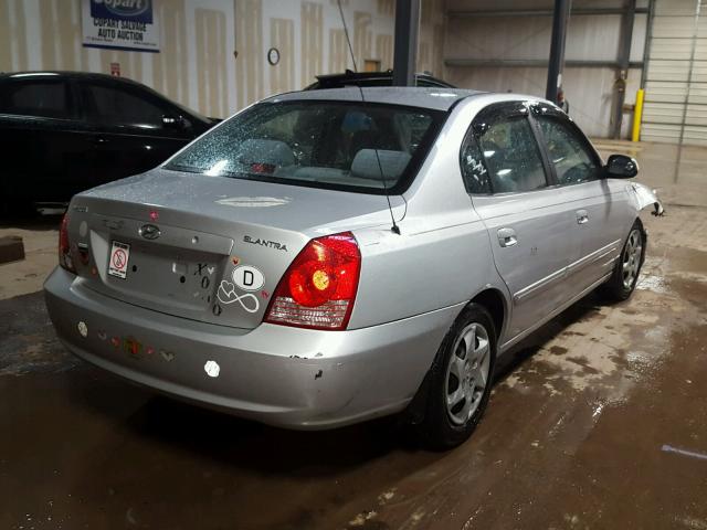 KMHDN46DX5U967487 - 2005 HYUNDAI ELANTRA GL SILVER photo 4