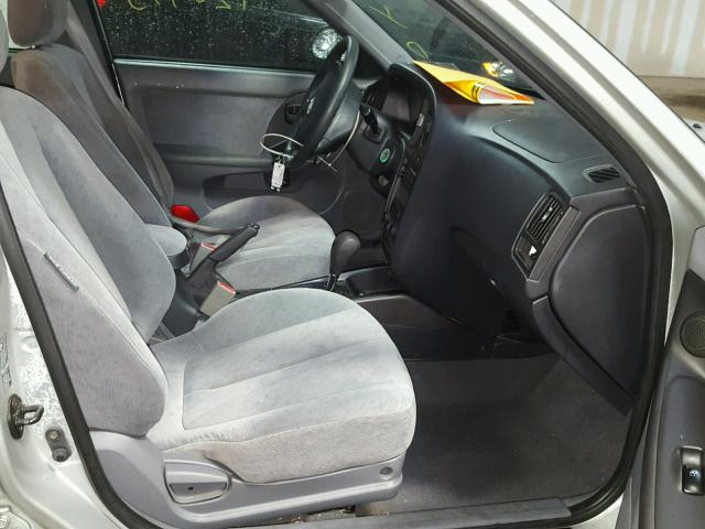 KMHDN46DX5U967487 - 2005 HYUNDAI ELANTRA GL SILVER photo 5