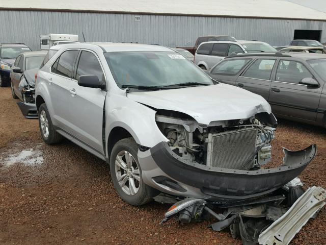 2GNALAEK1F6192516 - 2015 CHEVROLET EQUINOX LS SILVER photo 1