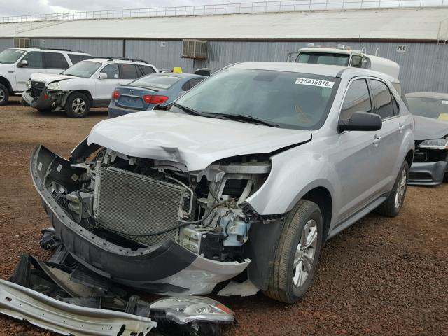 2GNALAEK1F6192516 - 2015 CHEVROLET EQUINOX LS SILVER photo 2