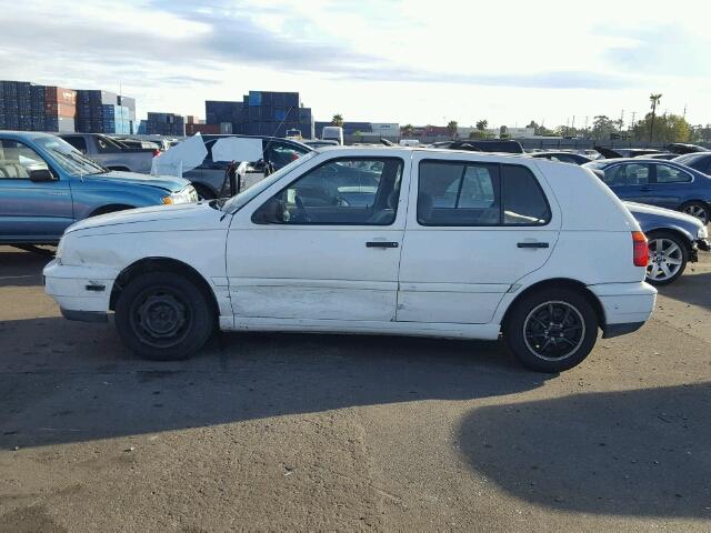 3VWFA81H1TM087139 - 1996 VOLKSWAGEN GOLF GL WHITE photo 9