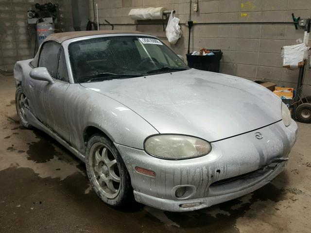 JM1NB3537Y0142233 - 2000 MAZDA MX-5 MIATA SILVER photo 1