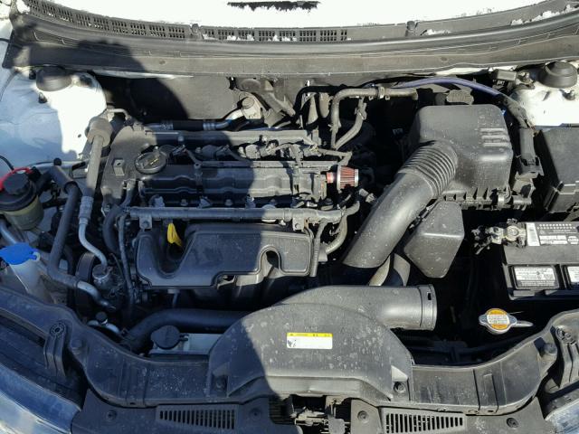 KNAFU6A23C5480041 - 2012 KIA FORTE EX WHITE photo 7